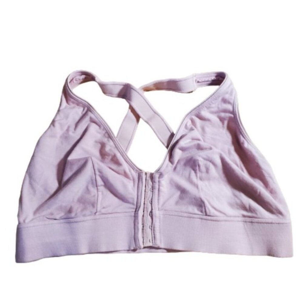 Leading Lady 5170 The Greta Wirefree Bralette – Front Closure, Crossback - Picture 4 of 7